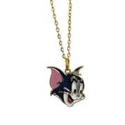 Tom Cat Cartoon Necklace Tom and Jerry Style B