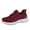 Red, variant on Womens Walking Shoes Slip On Lightweight Memory Foam Cheer Sneakers for Tennis Gym Running Workout Yoga Lightweight Walking Shoes Breathable Comfortable Mom Shoes