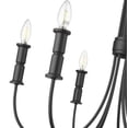 thumbnail image 2 of 29206-MB Millennium Lighting Potiss - 6 Light Chandelier-19.6 Inch Tall and 26 Inch Wide-Matte Black Finish, 2 of 7