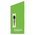 thumbnail image 6 of GrabN Go Wrapped Cutlery Teaspoons, Black, 90/Box, 6 Box/Carton, 6 of 7