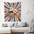 thumbnail image 3 of The Cuphead Show Tapestry Wall Hanging Wall Art Decor Wall Tapestry for Living Room Bedroom Dorm 40x60 Inch, 3 of 7