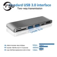 thumbnail image 4 of Hub 6 y 1 YONGSHENG type-c to HDMI extension dock converter para macbook, 4 of 5