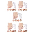 thumbnail image 3 of Qarigey 10 Pieces Toe Tubes Sleeves Flexible Compression Sleeves Accessory Good Foot Reusable Protection Toe Simple Washable Design Gel No.1 5piezas Qarigey CBP230696, 3 of 6