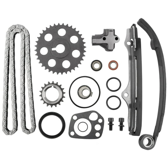 BOXI Timing Chain Kit Compatible for Nissan 240SX 1989-1990/Axxess 1990/D21 1990-1994/Pickup 1995-1997/Stanza 1990-1992 2.4L l4 | 9-4163S 94163S 052065-5211-1732201 13021-53J00