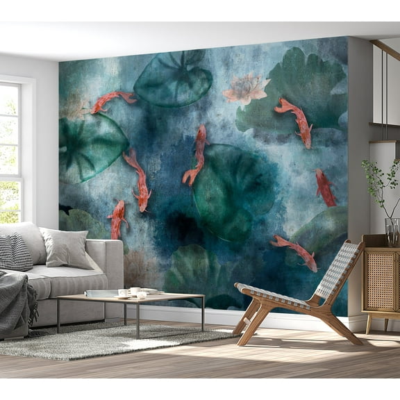 Animal Wallpaper Wall Mural - Fish in a Lake