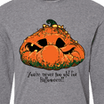 thumbnail image 4 of Inktastic Never too old for Halloween Pumpkin Long Sleeve T-Shirt, 4 of 5