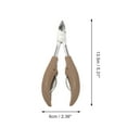 thumbnail image 4 of Unique Bargains Nail Clippers Set 4-piece Set Brown, 4 of 6