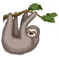 thumbnail image 2 of Sloth Wall Decal Mural by Wallmonkeys Peel and Stick Graphic (24 in W x 22 in H) WM187519, 2 of 4