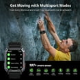thumbnail image 5 of ALKAI Smart Watch Rugged and Military with 5ATM Waterproof Bluetooth Call(Answer/Dial Calls) AI Assistant, Long-Lasting Battery Life, Multiple Sports Tracking, 2.02'' HD Display, 5 of 6