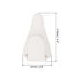 thumbnail image 2 of Unique Bargains 4.5'x2.6' PU Leather Embroidery Scissors Sheath Protective Cover, White 2 Pack, 2 of 7