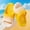 Yellow, variant on LADIGASU Children's Summer Beach Shoes Boys' And Girls' Swimming Shoes Water Shoes Slip And Skin Sticking Shoes Five Finger Shoes Snorkeling Shoes