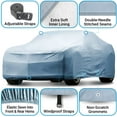 thumbnail image 2 of 18-Layers Custom-Fit All Weather Waterproof Automobiles Indoor Outdoor Snow Rain Dust Hail Protection Full Auto Vehicle Durable Exterior Car Cover for Hatchback Coupe Sedan (224”-233”), 2 of 6