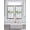 Sage Green Black, variant on Green Eucalyptus Leaves 2 Panel Kitchen Curtains for Windows, Modern Art Farmhouse Plaid Bathroom Privacy Curtain, Home Décor Window Treatment for Bedroom/Living Room 55"x45"