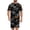 Gray, variant on Dwelliawo Men's Pajama Short Sleeve Set Halloween Bat Matching Sleepwear Sleep Crew Neck Lounge Set with Pocket Red L