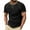 Black-03, variant on Rvwovn Men's Raglan Short Sleeve Shirts, Crewneck Exposed Seams Slim Fit Casual Tees Daily Wear