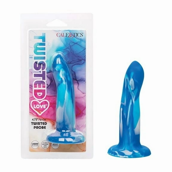 Twisted Love Twisted Probe Silicone Anal Probe - Blue