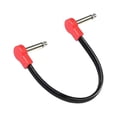 thumbnail image 1 of Cable de conexión para guitarra eléctrica/Cable de instrumento de bajo/4 "TS conector macho TS de ángulo recto cables de conexión de guitarra Cable de 20cm Rojo B Baoblaze Cable de pedales, 1 of 7