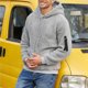 thumbnail image 1 of Ceisia Men's Summer Casual Solid Color Fleece Round Neck Long Sleeve Hoodie - Comfortable Daily Outdoor Gift Wear, 1 of 9