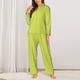 thumbnail image 2 of Balery Conjunto de Pijama con Estampado para Mujer, Conjunto de Dos Piezas con Manga Larga, Ropa de Dormir Suave con Bolsillos, Pijamas Cómodos-Medium, 2 of 7