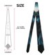 thumbnail image 2 of Balery Wolf Corbata Clásica de Seda para Hombre, Corbata Tejida Jacquard, Corbatas Formales para Negocios y Bodas, 2 of 7
