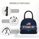 thumbnail image 4 of Disketp Happy Veterans Day Bolsa Térmica para Almuerzo, Lonchera con Abertura Amplia y Gran Capacidad, Organizador Reutilizable para Mujeres, Hombres y Adultos, 4 of 6