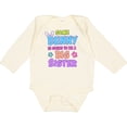 thumbnail image 3 of Inktastic Some Bunny is Going to Be a Big Sister with Bunny Ears and Flowers Girls Long Sleeve Baby Bodysuit, 3 of 5