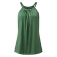 thumbnail image 3 of Basic Tank Tops for Women Cropped Vintage Plain Summer Tank Tops Adjustable Straps Fitted U Neck Sleeveless Shirts Camisole Vest Full Length Workout Basic Tank Top, 3 of 5