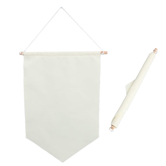 Masteelf 2 Pcs Blank Camping Flag Decoration Outdoor National Solid Color Beige