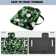 thumbnail image 5 of COEQINE Golf Cart Seat Covers with Carry Handle, Comfortable Golf Cart Seat Towel Blanket, Fits for EZGO Yamaha Club Car and Other 2-Seat Golf Carts, Green Camo Star Golf Pattern, 5 of 8