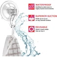 thumbnail image 3 of Aship Heavy Duty Suction Cup Hooks, 2 Pcs Clear Strong Suction Hooks 6.6 lbs Load, Waterproof Reusable Shower Suction Hooks for Window Glass Tile, Suction Cups for Bathroom Kitchen Wreath Hanger, 3 of 11