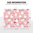 thumbnail image 4 of Bingfone Cute Pink Snowman Cat ,18" x 24"Dish Drying Mat for Kitchen Counter,Ultra Absorbent Microfiber, 4 of 7