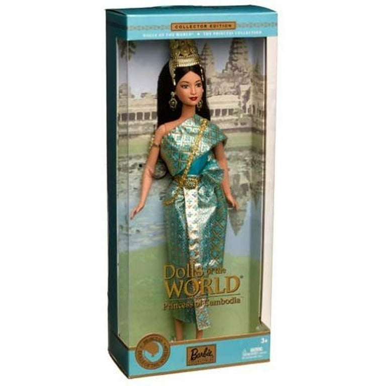 none dolls of the world: princess of cambodia barbie - Walmart.com