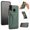 Green, variant on TOP SHE Case for Samsung Galaxy A30, Galaxy A30 Phone Case (6.4 Inch) - Synthetic Leather Protective Case with Card Slot / Kickstand, Slim Fit Lightweight Simple Fashion Cover (Black)