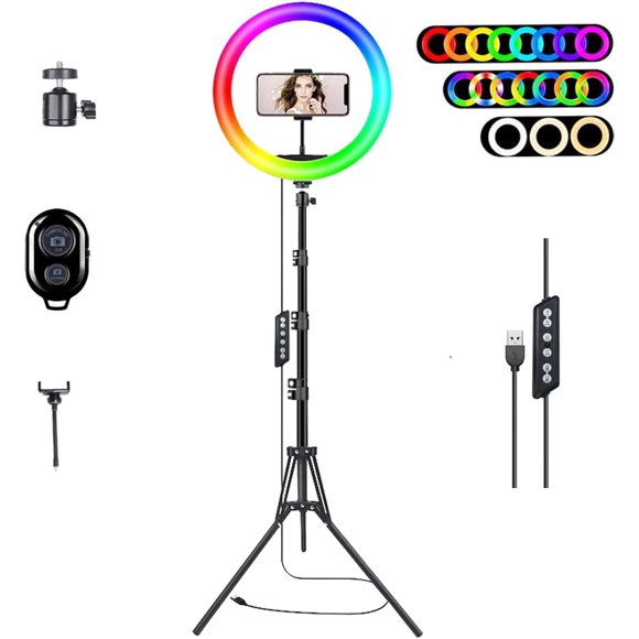Ring Lighting Kit for Smartphone Video Shooting