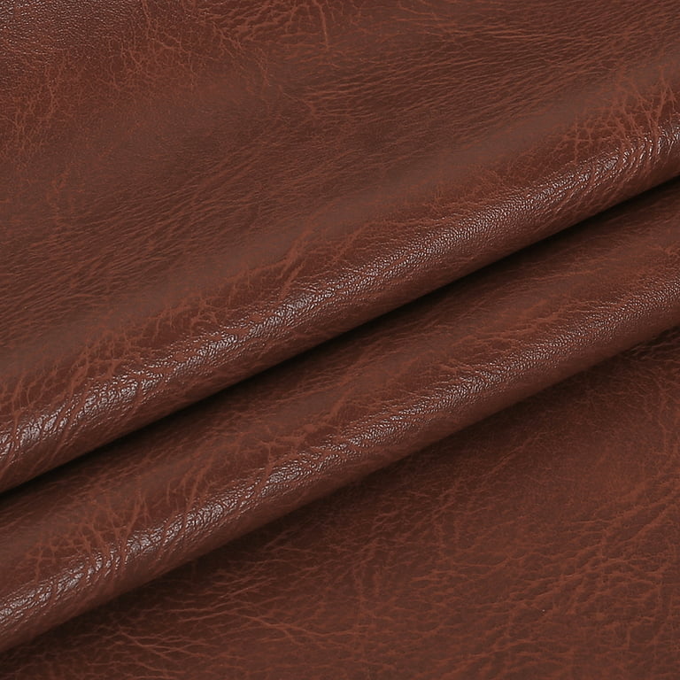 54'' Wide Brown Marine Vinyl Fabric Faux Leather Upholstery Crafts  By the Yard