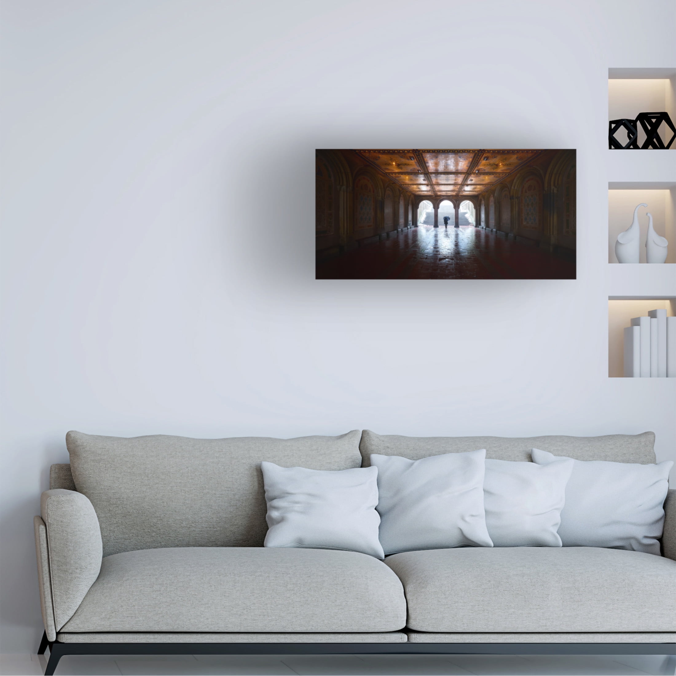 Trademark Fine Art Javier de la The Passageway Canvas Wall Art