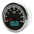 thumbnail image 3 of Pointer Tachometer 3 in 1 RPM IP67 Multifunction Water Temp Oil Pressure Tacho Gauge Car Boat Truck, 3 of 7