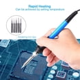 thumbnail image 4 of 60W Adjustable Electric Temperature Gun Welding Soldering Iron Tool Kit Set, 4 of 10