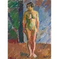 thumbnail image 2 of Karl Isakson 19x24 Gold Ornate Framed and Double Matted Museum Art Print Titled - Standing Model (1915), 2 of 4