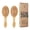 Beige, variant on FungYuan Hair Brush Set of 2, Natural Bamboo Hair Brushes, Massage Scalp, Exfoliate, Remove Tangles,Round shape