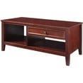 thumbnail image 2 of Linon Wander Coffee Table with Drawer, Cherry Finish, 2 of 3