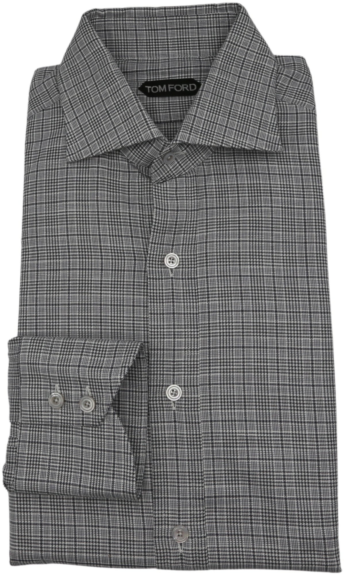 Black and white checkered dress shirt Clearance