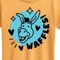 thumbnail image 3 of Shrek - Waffles Donkey - Women's Short Sleeve Graphic T-Shirt, 3 of 6