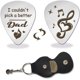 thumbnail image 1 of 1 púa de guitarra de acero inoxidable "No pude elegir un mejor papá", púas de guitarra de metal, púa de bajo, regalos musicales con soporte, 1 of 6