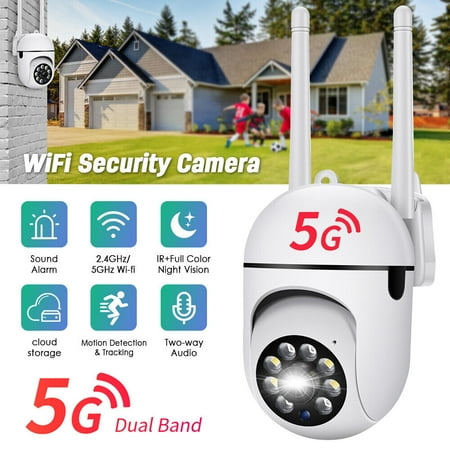 HoLife Outdoor Wireless Wifi Security Camera System Home 5G 1080P HD Night Vision Cam