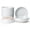 Gray White-8pcs, variant on Ceramic Serving Bowls Gray White 4pcs For Pasta Salad Soup Dinner
