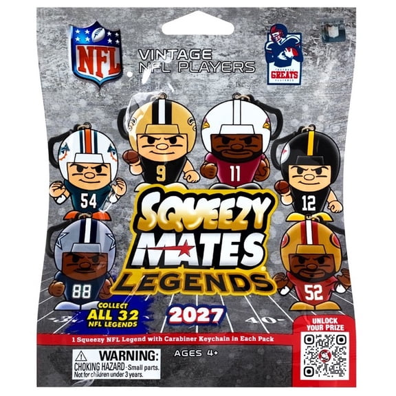 NFL Squeezy Mates Series 4 Football Legends Mystery Pack