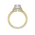 thumbnail image 2 of 0.65 Carat Excellent Princess Cut Natural Diamond Unique Solitaire Ring for Women Solid 18K Yellow Gold Size 8.5, 2 of 6