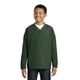 thumbnail image 1 of Camiseta cortavientos raglán con cuello en V para jóvenes Sport-Tek®. YST72 Verde Bosque XL deporte-tek YST72, 1 of 1