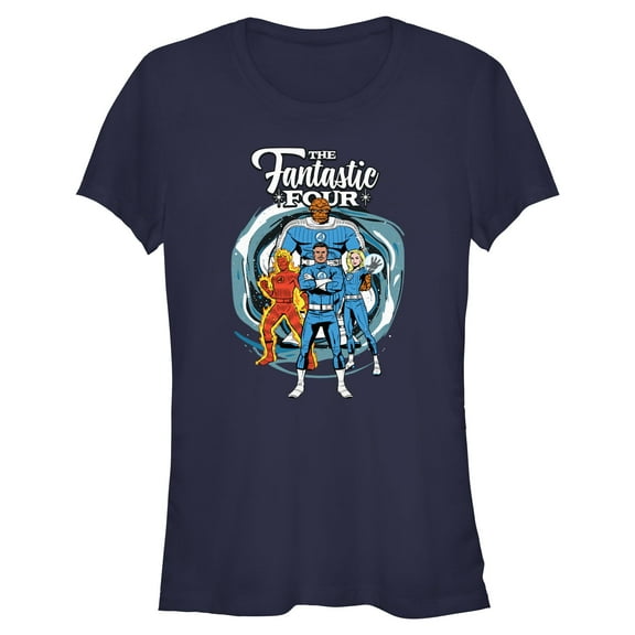 Juniors The Fantastic Four: First Steps All Power Family T Shirt